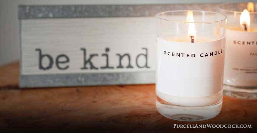 Burning Scented Candle
